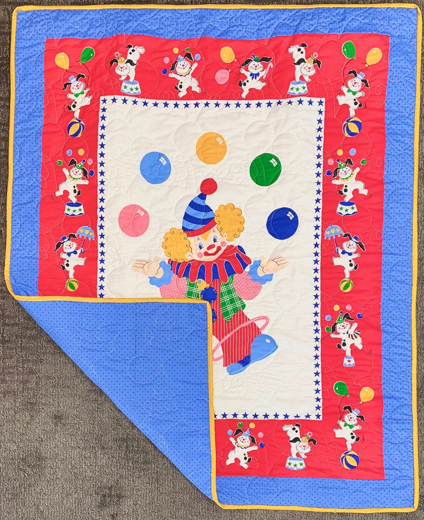 Clowning Around Baby Quilt