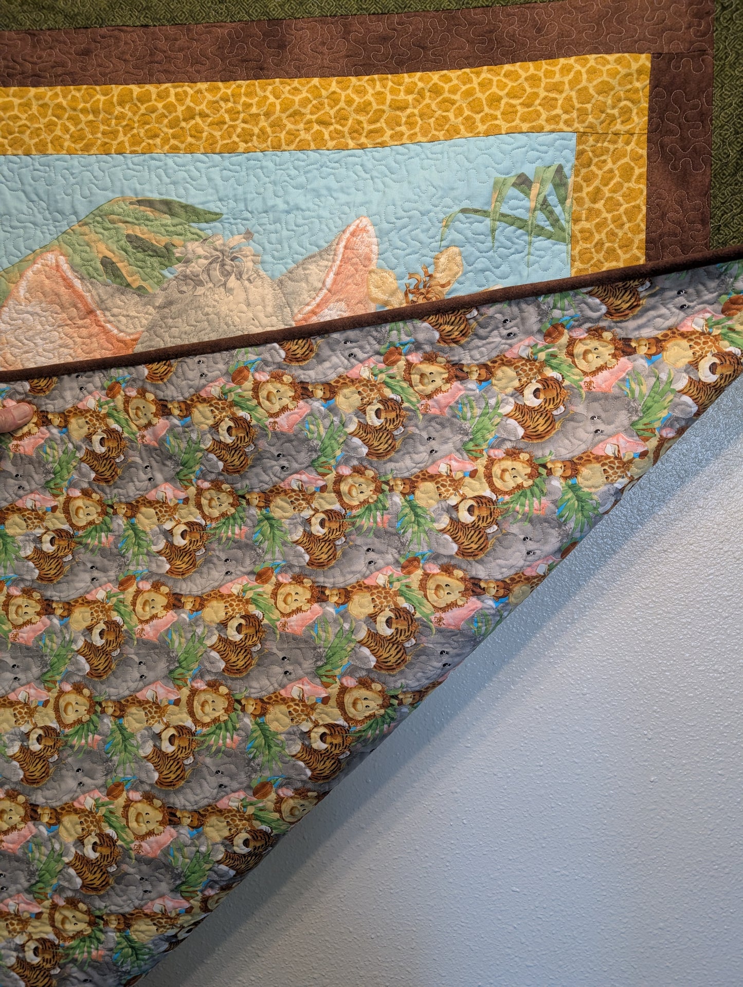 Fun at the Zoo Baby Quilt