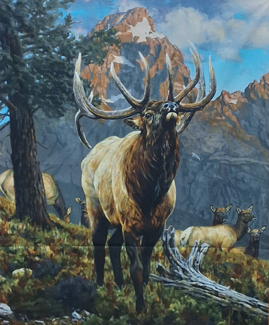 Grand Elk Watercolor