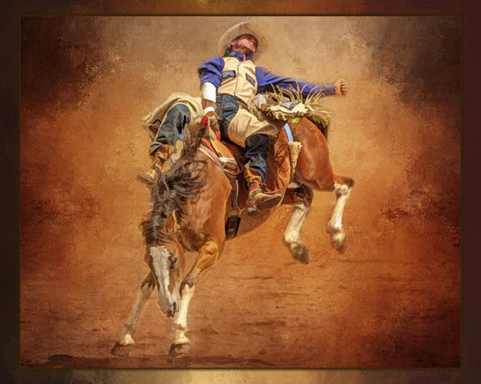 Bronc Rider Panel (Tan)