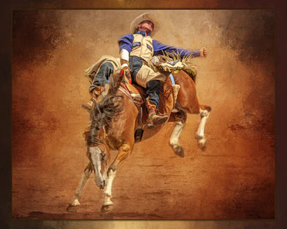 Bronc Rider Panel (Tan)