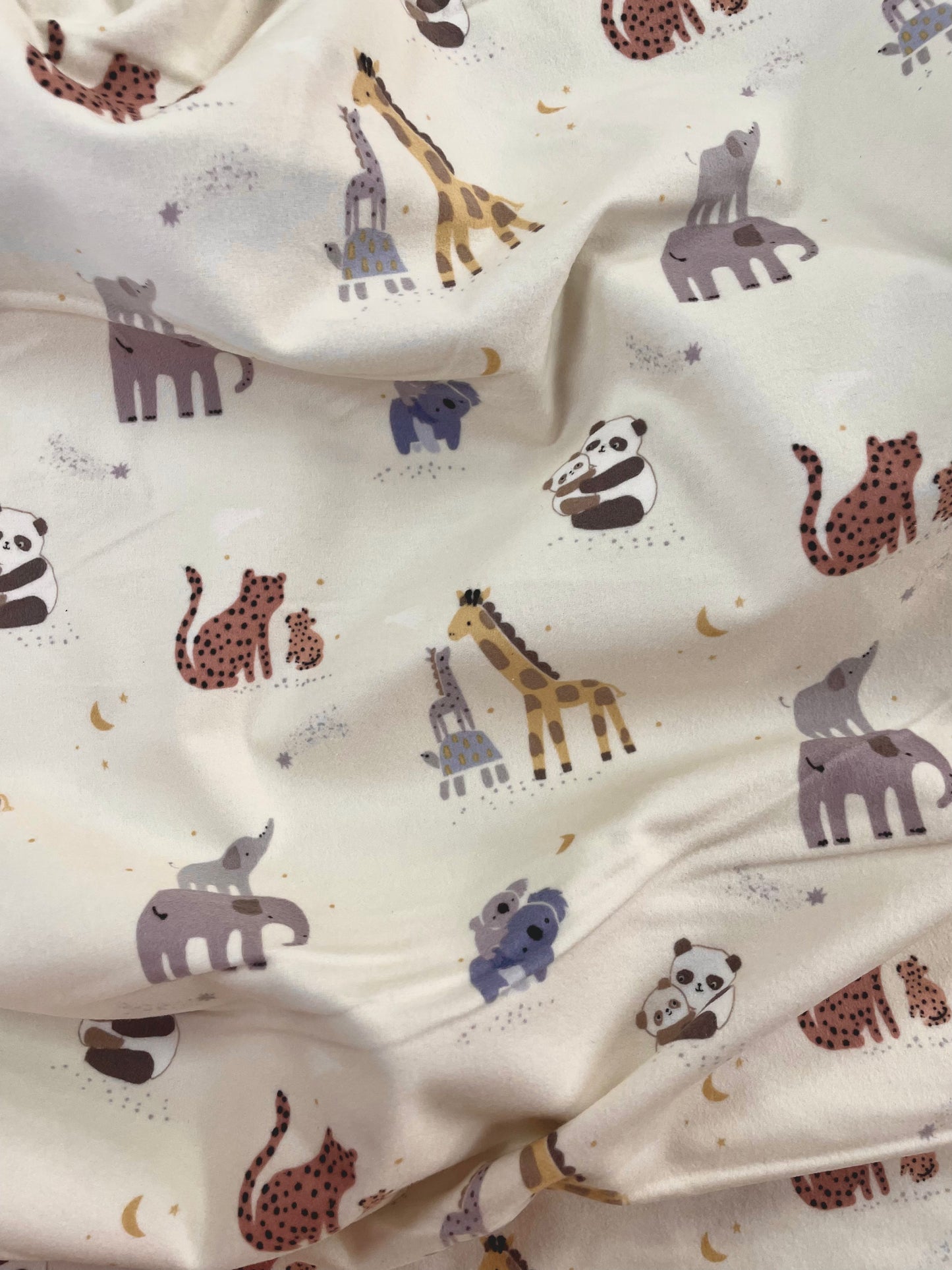 Flannel Safari Stargazing Boy Main Cream