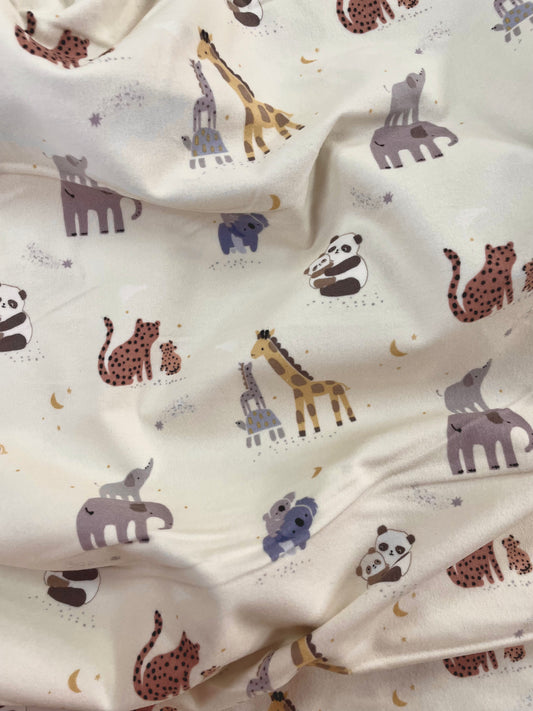 Flannel Safari Stargazing Boy Main Cream