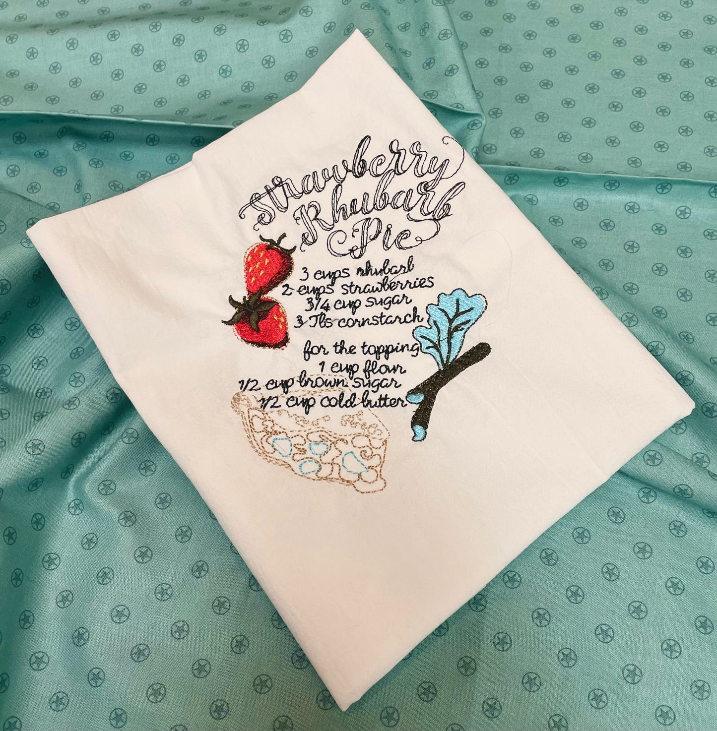 Strawberry Rhubarb Pie Recipe Terry Towel