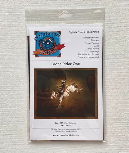 Bronc Rider Panel (White)