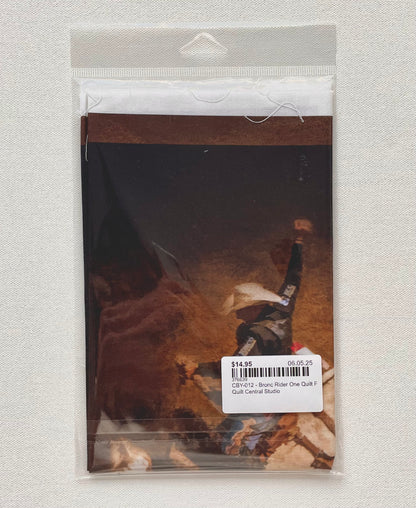 Bronc Rider Panel (White)