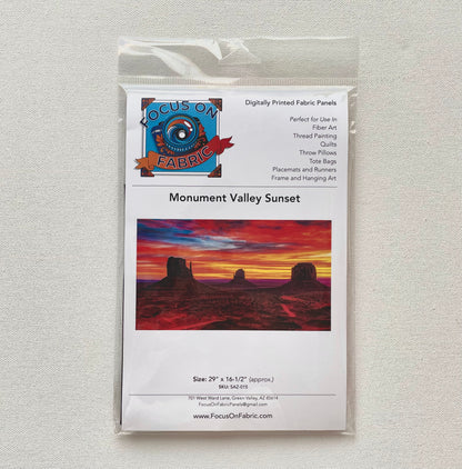Monument Valley Sunset Panel
