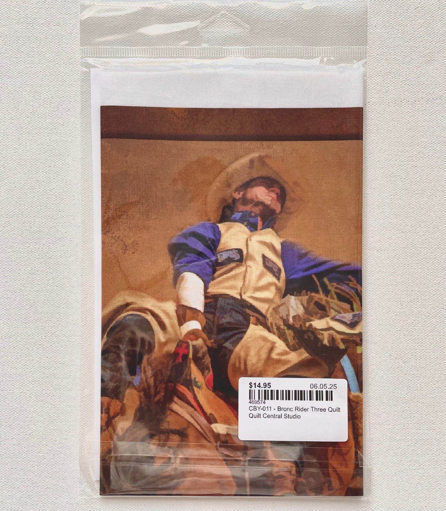 Bronc Rider Panel (Tan)
