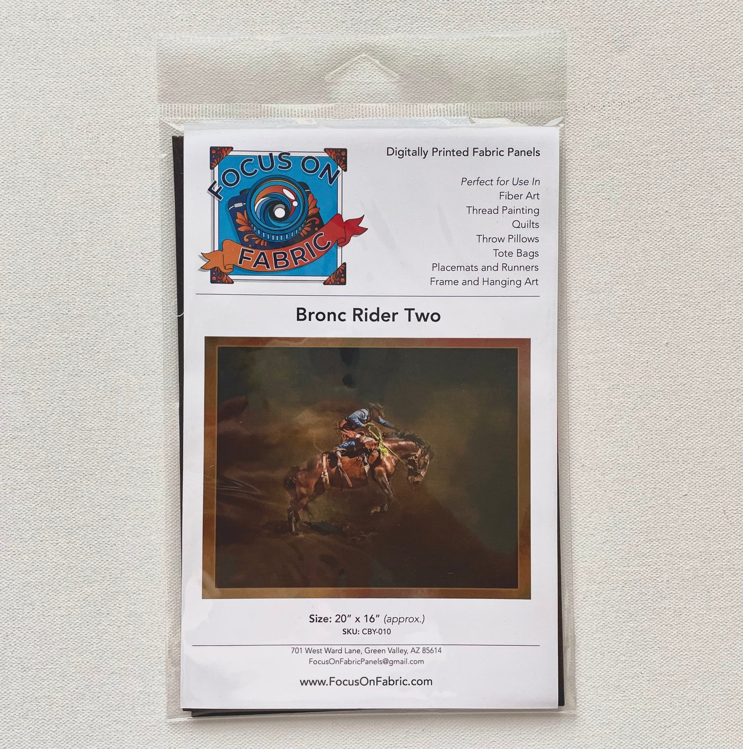 Bronc Rider Panel (Brown)