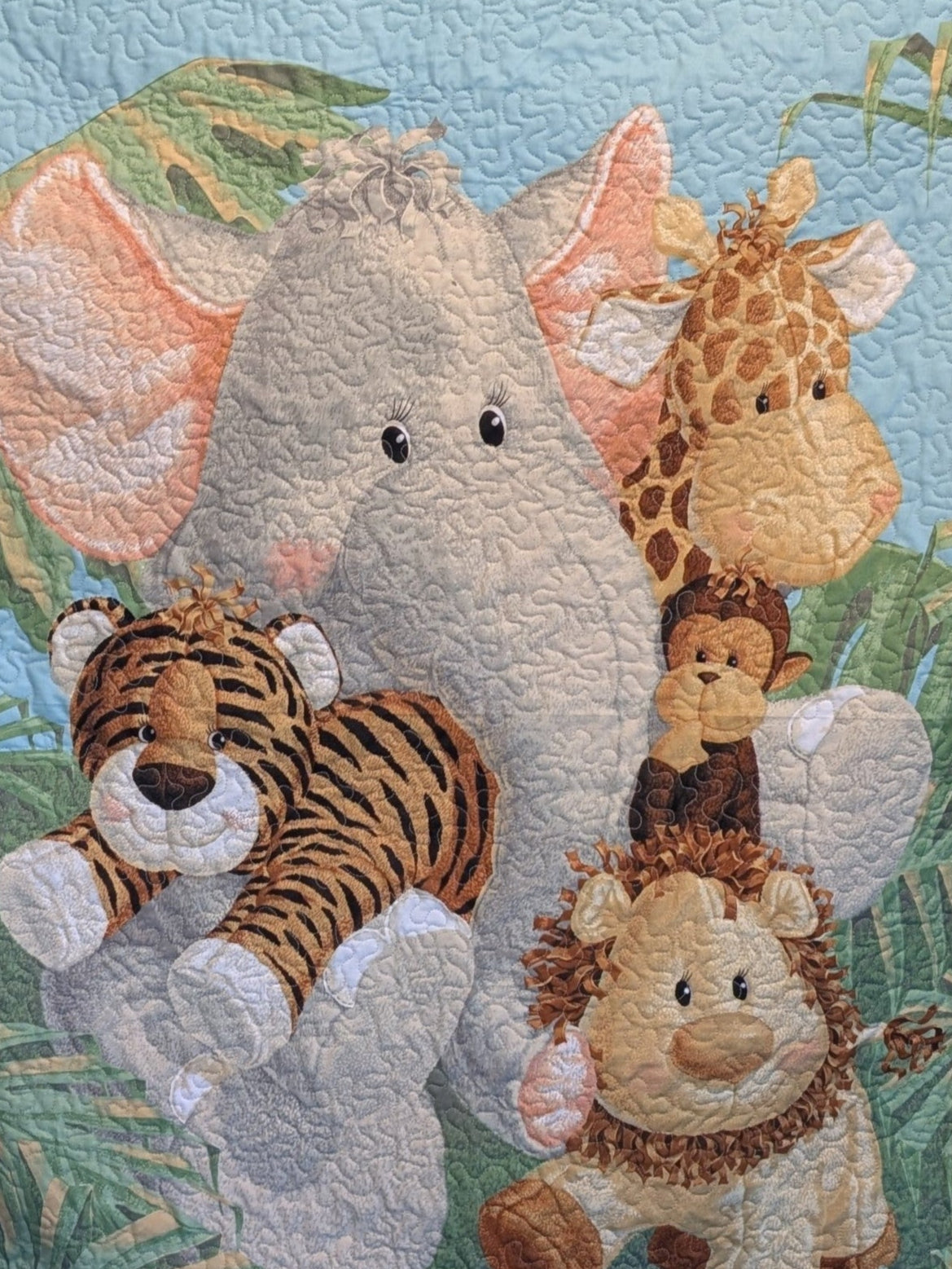 Fun at the Zoo Baby Quilt