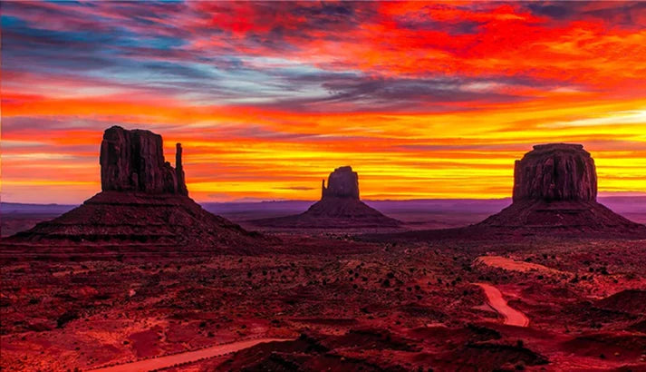 Monument Valley Sunset Panel